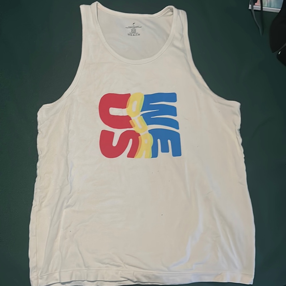 Fabletics tank top “us, our, we”